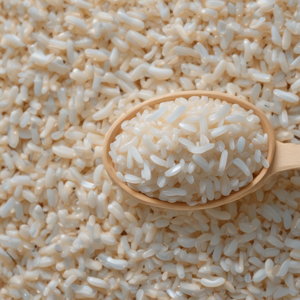 Close-up of rice grains
